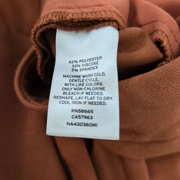 Halogen Viscose Blend Flare Trouser Pants Size 2 - Picture 6 of 6